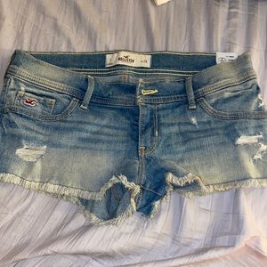 Hollister light wash shorts